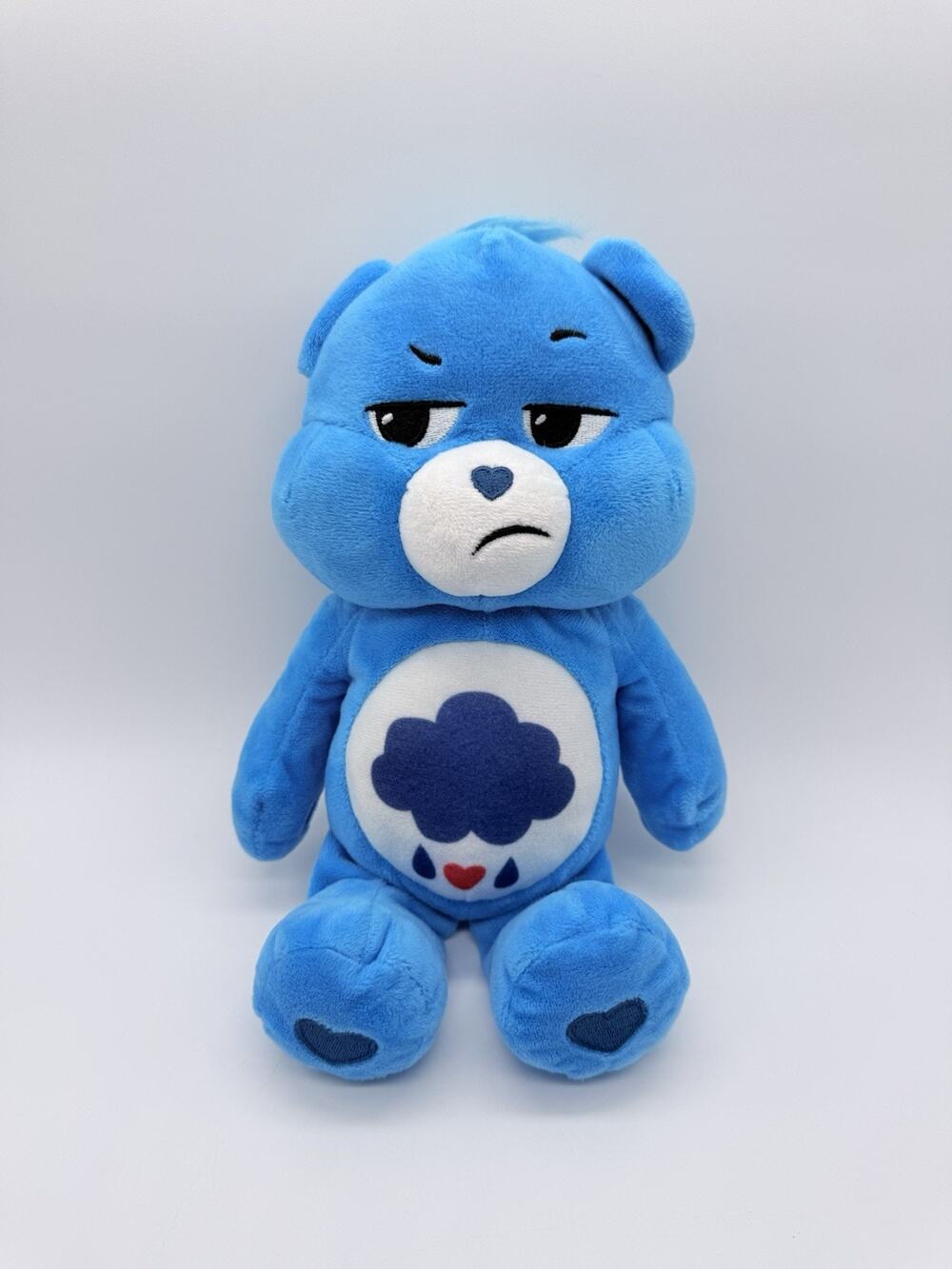 Care Bears Basic Fun Grumpy Bear Plush Blue Rain Cloud Stuffed Animal Toy 12”